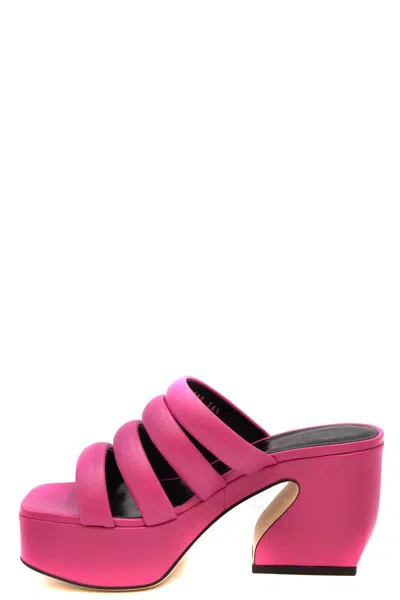 Si Rossi Sandalias - Fucsia In Fuchsia