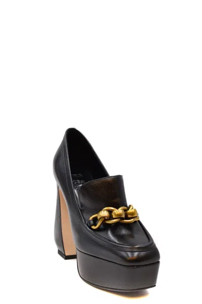 Si Rossi Calfskin Pumps In Black