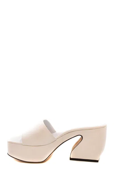 Shop Si Rossi Sandals In White