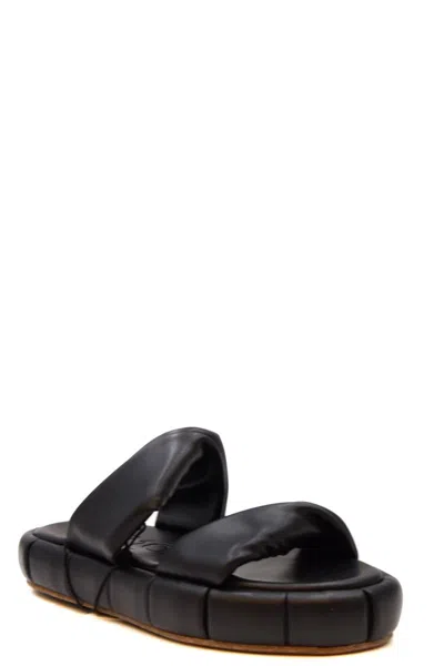 Themoirè Sandals In Black