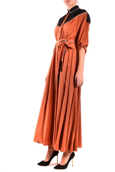 L.a L.a Tex Dress In Rust