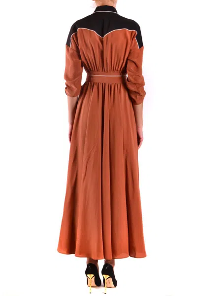 L.a L.a Tex Dress In Rust