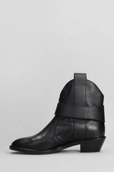 Shop See By Chloé New Ring Line Texan Ankle Boots In Black