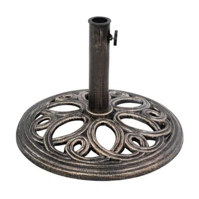 Hivvago 23 Pounds 17 3/4 Inch Round Umbrella Base Stand
