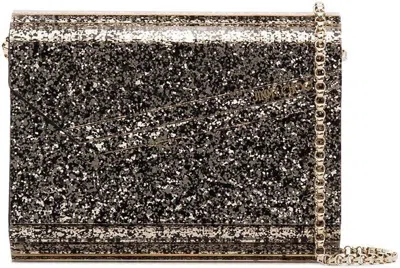 Jimmy Choo Chunky Glitter Metallic Tote Bag For Women Ss24 In Metallic