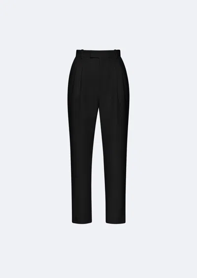 Lapointe Matte Crepe Trouser In Black