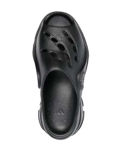 Adidas By Stella Mccartney Logo-embossed Perforated Clogs