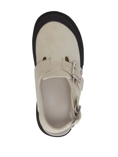 Alexander Mcqueen Man Loafers Light Grey Size 11 Soft Leather