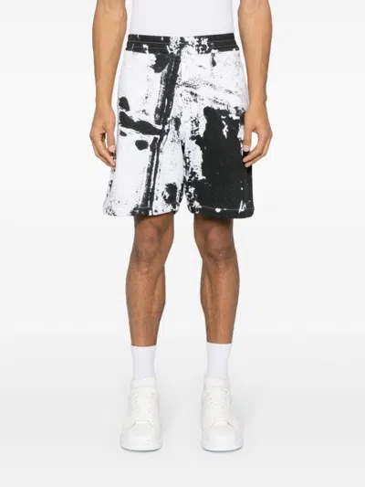 Alexander Mcqueen All Over Print Bermuda Shorts
