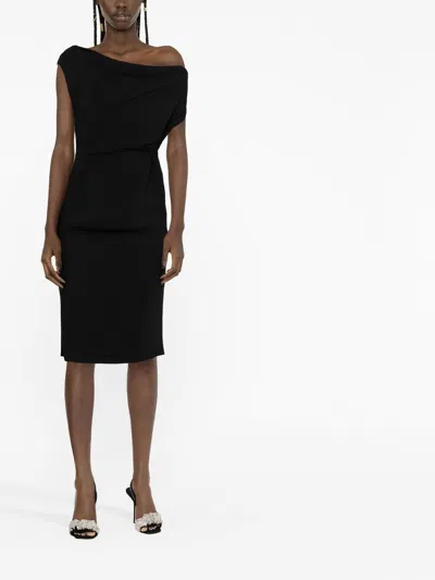 Alexandre Vauthier One-shoulder Mini Dress Side Slit