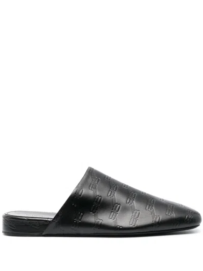 Balenciaga Pointed Toe Mules With Low Heel