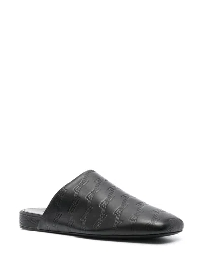 Balenciaga Pointed Toe Mules With Low Heel