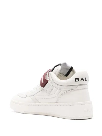 Bally Calf Leather Round Toe Sneakers