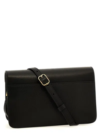 Bally Logo Crossbody Bag Crossbody Bags Black