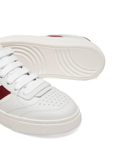 Shop Bally Raise Leather Sneakers