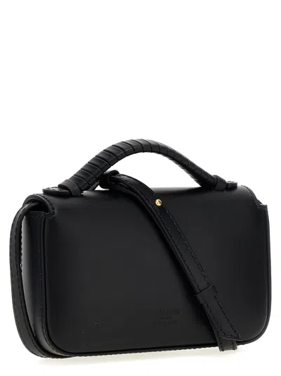 Balmain B-buzz 17 Mini Leather Shoulder Bag In Multi