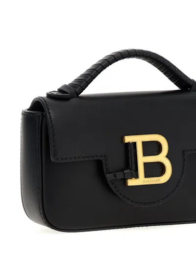 Balmain B-buzz 17 Mini Leather Shoulder Bag In Multi