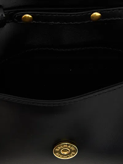 Balmain B-buzz 17 Mini Leather Shoulder Bag In Multi