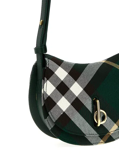 Burberry Mini Rocking Horse Checked Crossbody Bag