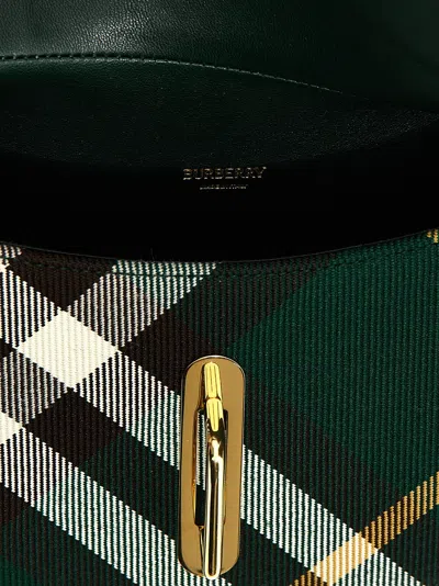 Burberry Mini Rocking Horse Checked Crossbody Bag