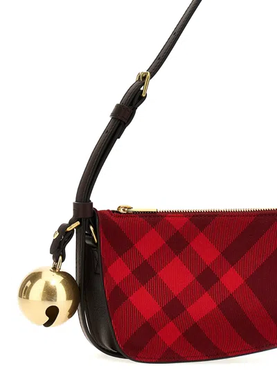 Burberry Mini Shield Check-pattern Shoulder Bag
