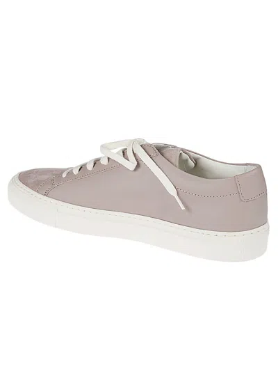 Common Projects Achilles Leather Sneakers In Light Pink Leather