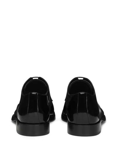 Dolce & Gabbana Black Leather Oxfords And Derbies