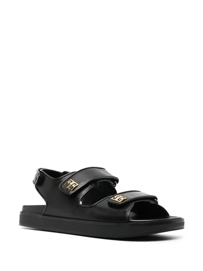 Shop Givenchy 4 G Leather Sandals