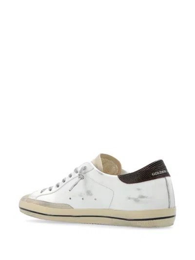 Shop Golden Goose Super Star Leather Sneakers