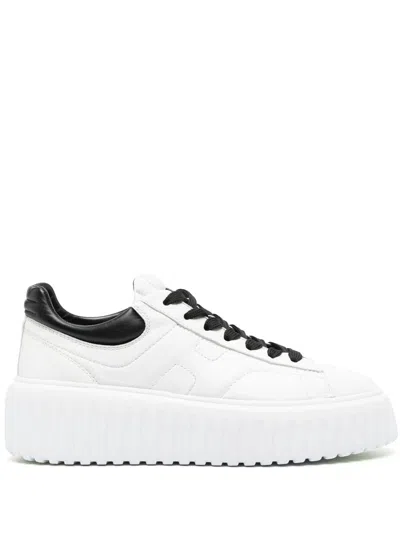 HOGAN PRE HOGAN PRE H STRIPES LEATHER SNEAKERS 