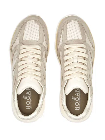 Shop Hogan Pre H665 Leather Sneakers