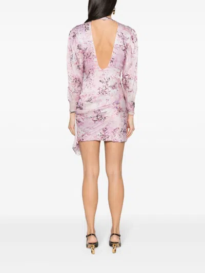 Iro Floral Print Silk Short Dress