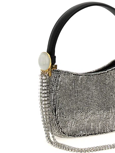 Magda Butrym Vesna Micro Embellished Satin Clutch