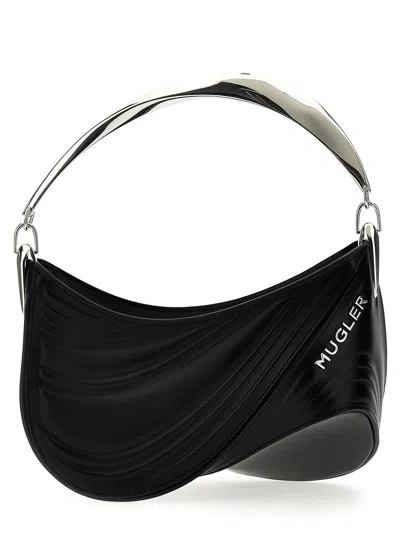 Mugler Mini Spiral Curve Shoulder Handbag