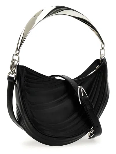 Mugler Mini Spiral Curve Shoulder Handbag