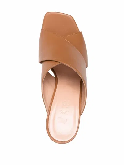 Shop Si Rossi Leather Heel Mules