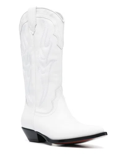Sonora Santa Fe Leather Western Boots