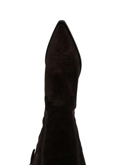 Sonora Woman Knee Boots Black Size 10 Soft Leather