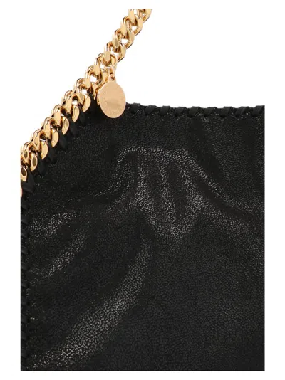 Stella Mccartney Falabella Tiny Crossbody Bag In Black