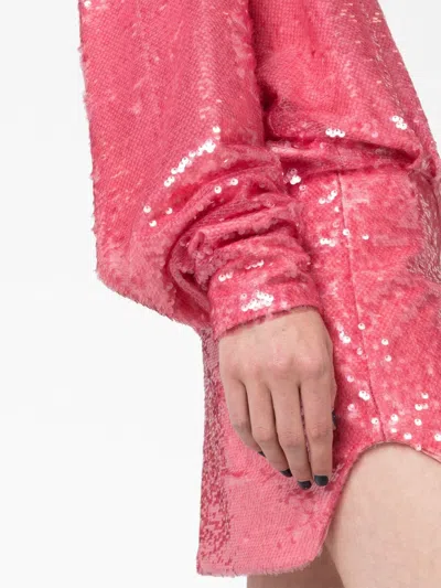 Attico Gael Sequin-embellished Minidress