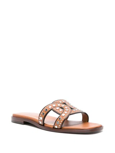 Tod's Women's Maxi Catena Stud Embellished Sandals