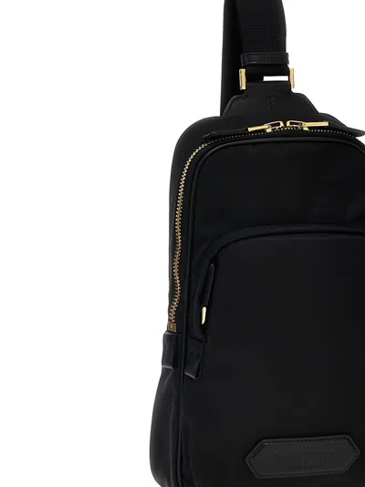 Shop Tom Ford Logo Nylon Shoulder Strap