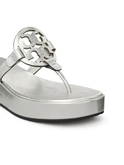 Shop Tory Burch Miller Wedge Thong Sandals