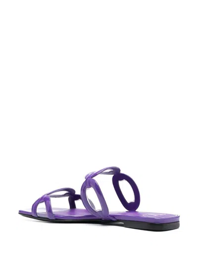 Valentino Square Toe Slip-on Sliders