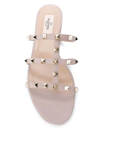 Valentino Rockstud Caged Leather Sandal