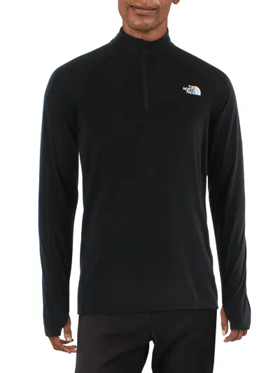 The North Face Black Half-zip Jacket In Black