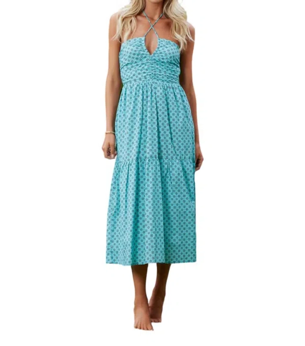 slim fit dress slacks Bishop & Young Aeries Halter Dress main image 0