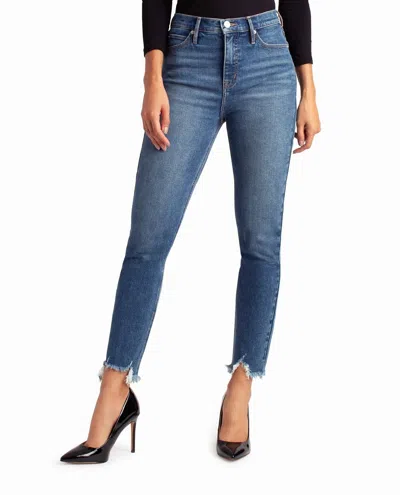 Nicole Miller Boerum Hill High Rise Slim Fit Jean In Dark Blue In Blue