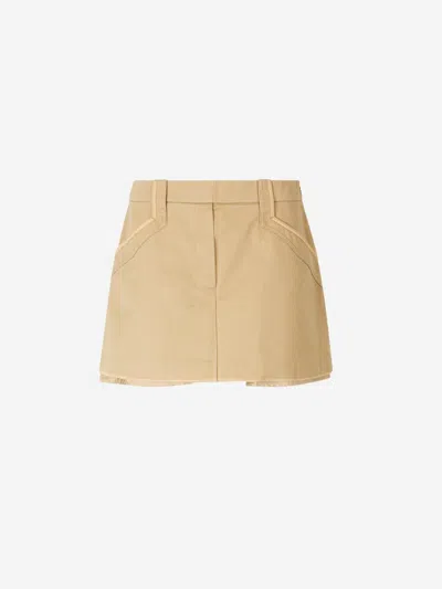 Shop Dorothee Schumacher Perfect Match Mini Skirt In Skirt Pants Design