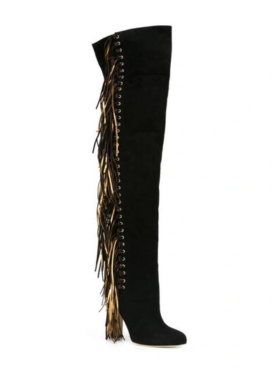 Shop Brian Atwood Frayed Boots